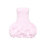 Fashion Temperament Dress Women 2025 Summer New Sexy Style Chest Print Design High Waist Short