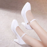 Shoes Black Job Interview Work Dress Pointy Heel Model Cheongsam Catwalk Large Size Single Shoe