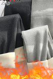 Winter Leggings for Women with Fleece High Waist Thick Pants Velvet Thermal Grey Women's Warm Leggings New High