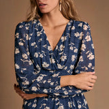 Autumn New Women's Fashion Loose Tidum Coat Collar Long Sleeve