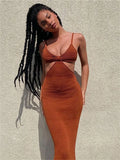 Sexy irregular bandage party dress Sleeveless backless spring summer maxi club dress Women dinner fashion dress
