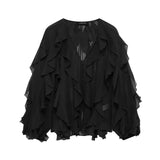 New Laminated Solid Color Shirt