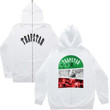 Plus Velvet Men's And Women's High Street Hoodie Trapstar Zippered Open Shirt Jacket Autumn And
