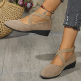 2025 New Large-Size Tip-Tloping Single Shoes Women's Bean Shoes Sports Casual