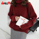 for Women Fashion Autumn Winter Korean Fashion Loose Knitwear Long Sleeve Casual Women's Turtleneck 2023
