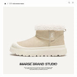 Shoes Ug Meng Big Head Shoes Winter Heighten Thick-Bottomed Boots Snow Boots Men And Women With The Same Warm Cotton