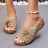Spring And Summer New Slope And Toe Wearing Slippers Women Cool Drag Large Size Women's