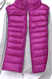 Winter women's Down Vest Fashion Female Sleeveless Coat Ladies Jacket Vest Warm Down Jacket for Women