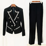 Star Fashion New Diamond Nail Bead Double Buckle Tud Suit Jacket Nail Drill