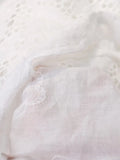Lace Embroidery Mini Dress Women O Neck Lace Up Dress Female Ruffle Sleeve Tassle Beach Dress Ladies Hollow Out