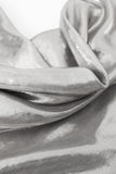 Cowl Neck Metallic Slip Mini
