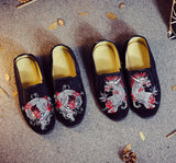 Zingj Shoe Box Men's Shoes Swing Embroidered Cloth Shoes Single Shoes Father Shoes Brother Shoes Flat Casual Walking