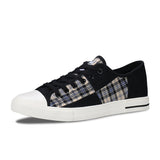 Men's Canvas Shoes Men's Shoes Lightening High Splicing Student Trend Casual Running Shoes Low-Top Sports