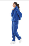 New Zippered Open-Shirt Trousers Simple Letter-Print Hooded Jacket Jacket