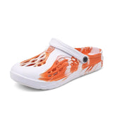 Men Summer Cool Drag Outdoor Hole Shoes Outside Wearing Sandals Home Half-Dragging Korean Trend Personalized Beach