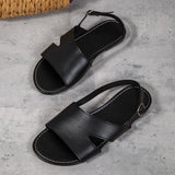 Toe Sandals Women Large Size Type Buckle Beach Cool