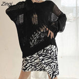 Women Loose Casual Fashionable O-Neck Knitting Solid Simple Korean Style Chic Daily Autumn Trendy Long Sleeve
