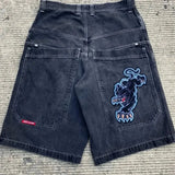 Denim Shorts Men's Spring / Summer 2024 Trendy Denim Trousers Loose Casual