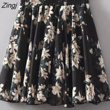 Women 28 Colors Fashion Simple Elastic Waist Summer Elegant Student Folds All-match Ulzzang Female Leisure Floral