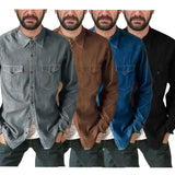 Men's Shirt 2025 New Wish Denim Cardigan Station Jacket Multi-Color