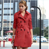 And Autumn Women's Windwear Korean Version Of The Long-Term Coat Ebay Explosion Station Hot