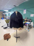 Big Collar Faux Fur Coat Short Fashion Fox Fur Coat Fluffy Plush Women's