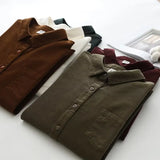 Women's Lint-Tuff Long-Sleeved Shirt Women's Cotton Comfortable Solid Shirt Women's Clothing In Autumn