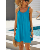 New U-Necked Sling Long-Singing Elegant A-Shaped Dress Dress Summer Women's