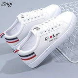 Women Sneakers Fashion Shoes Casual Flats Sneakers Female Fashion Comfort White Vulcanized Platform