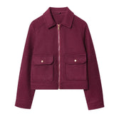 Women's Explosive Zipper Soft Jacket
