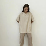 Hot Summer T-Shirt Women's Pure Cotton 16-Color Basic Loose Top Ins Soft