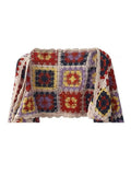 New Desig Women Bohemian Ethnic Style Handmade Crochet Loose Cardigan Mujer Colorful Hollow Out Knitted Sweater Coat