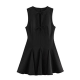 2025 New Women's Decoration Body Wave-Style Wide Swing Bow Trim Short