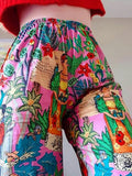 Bohemia Print Loose Pants Trousers Sexy Hight Waist Summer 2021 Fashion Casual Female Pattern Trousers Vintage