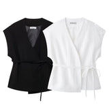 New Blended Double Tard Vest 8056586 Folding Trousers