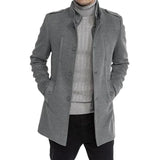 New Hair, The Man's Coat, The Long Zipper Coat In The Long-Winded Coat And The Two Open