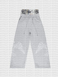 Street Water Wash Trousers Casual Fashion Street High Straight Trousers Men And Women The