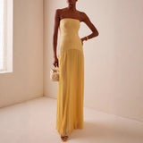 Women's New Sexy Bare Back Thin Shoulder Strap Hip Hollow Open