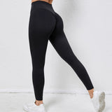 Zingj Fitness Pants Women No Embarrassment Line Yoga Pants High Waist Hip Pants Elastic Tight Sports Yoga Pants- Outfit