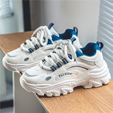 Tie Color Old Dad Shoes Trend Fashion Casual Shoes Breathable Net Cloth Students Outdoor Sports Men's