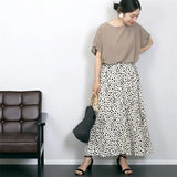 Summer New French Romantic High-Waisted Hip Fashion Wave Half-Dress Irregular Splicing Fishtail Skirt