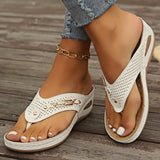 Slippers 2025 Spring And Autumn Leisure Retro Clip Toe Comfortable Light Casual Large Size Cool Slippers