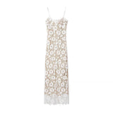 New Women's Lace Strap Open-Fork Sling