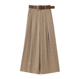 New Fashion 100 With Belt Silk Silk Sleet Straight