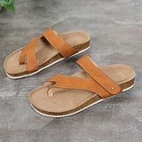 Sandals Women's Spring And Summer Fashion Casual Press Multi-Color Flat Bottom Women's Outer Wear Clip-To-Slips Half
