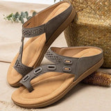 Clip Toe Slippers Hollow Splicing Flat Bottom Leisure 414243 Large Code Cold