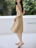 High-Taught Commuting Waist Temperament Dress In The Summer Of 2025 New Cover Sleeves Thin Senior Sense Skirt