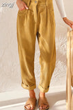 Autumn and Winter Wide Leg Pants Loose Fashion Women High Waist Casual Corduroy Pants Straight Trousers Joggers
