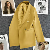 Zingj Fried Street Small Suit Jacket Female 2023 Spring And Autumn New Korean Version Web Celebrity Temperament Small Casual