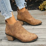 Pointed-Headed Coarse And Martin Boots 2025 New One-Legged Velvet Short